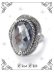 画像1: 【新品】ストーンリング・黒(Ring・Black) RG_178_B128 (1)