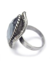 画像2: 【新品】ストーンリング・黒(Ring・Black) RG_178_B128【通信販売専用商品】 (2)