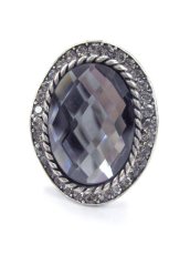 画像6: 【新品】ストーンリング・黒(Ring・Black) RG_178_B128【通信販売専用商品】 (6)