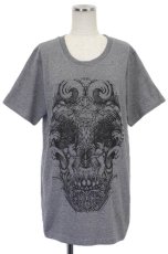 画像1: 【新品】スカル騙し絵Tシャツ(Tshirt) g_tp TS_033_D004【通信販売専用商品】 (1)