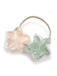 【新品】 ミルキースターヘアゴム (ピンク×ミント) HA_010_B147【通信販売専用商品】