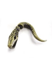 画像2: 【新品】 ヘビピアス (アンティークゴールド) PR_014_B101【通信販売専用商品】 (2)