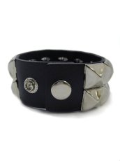 画像2: 【新品】２連スタッズブレス(シルバー) (bracelet) BR_030_B129【通信販売専用商品】 (2)
