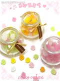 【新品】こんぺいとうグラスキャンドル　イエロー (candle) [We apologize for the inconvenience, but flammable items cannot be shipped overseas.] ZA_033_B129