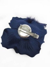 画像2: 【新品】薔薇2WAYブローチ&ヘアピン　青 kgt-ha-2w-NE.G.AC.30.T_b128【通信販売専用商品】 (2)