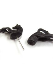 画像2: 【新品】 ユニコーンピアス (ブラック) PR_007_B101【通信販売専用商品】 (2)