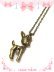 画像1: 【新品】アンティークバンビちゃんネックレス necklace NE_110_B129 (1)
