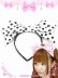 画像1: 【新品】ドットリボンカチューシャ headband(ホワイト) HA_113_B140 (1)