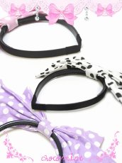 画像2: 【新品】ドットリボンカチューシャ headband(ホワイト) HA_113_B140【通信販売専用商品】 (2)