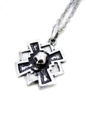 画像1: 【新品】×ドクロネックレス NE_001_B130【通信販売専用商品】 (1)