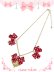 画像1: 【新品】 ラブリー♪ドットリボンネックレス (3連リボンネックレス) NE_135_B141 (1)