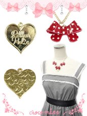 画像3: 【新品】 ラブリー♪ドットリボンネックレス (3連リボンネックレス) NE_135_B141【通信販売専用商品】 (3)