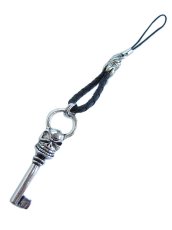 画像1: 【新品】スカルキーストラップ(strap) ZA_018_B128【通信販売専用商品】 (1)