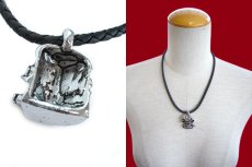 画像4: 【新品】スカルレザーネックレス(necklace) NE_008_B103【通信販売専用商品】 (4)