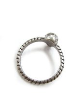 画像4: 【新品】 ミニスカルリング(アンティークシルバー) RG_326_B82【通信販売専用商品】 (4)