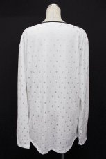 画像2: 【新品】肩プラジップ十字架柄カットソー(白) g_tp TP_063_D007【通信販売専用商品】 (2)