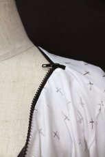 画像5: 【新品】肩プラジップ十字架柄カットソー(白) g_tp TP_063_D007【通信販売専用商品】 (5)