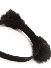 画像4: 【新品】 ねこみみカチューシャ (ブラック×ブラック) HA_182_B147【通信販売専用商品】 (4)