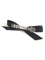 画像2: 【新品】 リボンバレッタ(黒) HA_004_B148【通信販売専用商品】 (2)