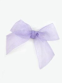 【新品】 オーガンジ－リボン2Way(ラベンダー・無地) HA_008_B131【通信販売専用商品】