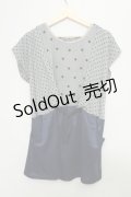 axes femme  / ドット切替ワンピース S-20-05-07-031-1-OP-AX-L-IW-ZT077