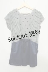 axes femme  / ドット切替ワンピース S-20-05-07-031-1-OP-AX-L-IW-ZT077