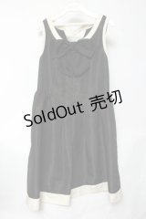 Lois CRAYON  / 胸元リボンドットワンピース S-20-07-10-061-1-OP-LO-L-CB-ZT092