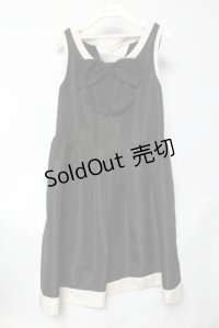 Lois CRAYON  / 胸元リボンドットワンピース S-20-07-10-061-1-OP-LO-L-CB-ZT092