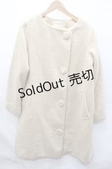 Franche Lippee / プードルファーノーカラーコート O-20-12-28-185-LO-CO-YM-ZT-C001