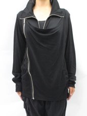 画像2: 【新品】変形ジップカットソー g_tp TP_054_D006【通信販売専用商品】 (2)