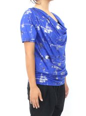 画像1: 【新品】総柄ドレープカットソー g_tp TP_012_D001【通信販売専用商品】 (1)