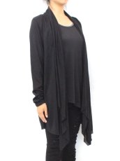 画像4: 【新品】アシンメトリーノースリーブカットソー (黒) g_tp TP_002_D001【通信販売専用商品】 (4)