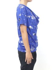画像2: 【新品】総柄ドレープカットソー g_tp TP_012_D001【通信販売専用商品】 (2)