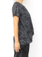 画像3: 【新品】ドレープ半袖カットソー(黒) g_tp TP_104_D016【通信販売専用商品】 (3)