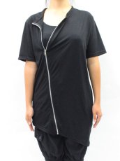 画像2: 【新品】ライダース風ジップカットソー g_tp TP_025_D003【通信販売専用商品】 (2)