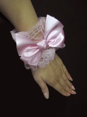 画像2: 【新品】メルヘンリボンお袖とめ(ピンク)　※1つのみ BR_24_B147【通信販売専用商品】 (2)