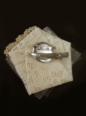 画像2: 【新品】チュール重ね2Wayブローチ&ヘアクリップ（チェシャ猫） HA_104_B130【通信販売専用商品】 (2)