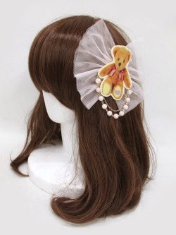 画像3: 【新品】アニマルワッペン2WAYブローチ&ヘアピン(くまちゃん) HA_113_B148【通信販売専用商品】
