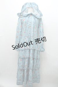 PINK HOUSE / ピーターラビットフードドレス  サックス S-24-01-19-016-LO-OP-AS-ZS