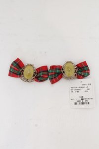 axes femme / クラウン×リボン靴クリップ  アカ×イエロー O-24-07-08-048-AX-ZA-IG-ZT208-F004