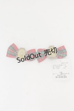 画像1: axes femme / クラウン×リボン靴クリップ  アカ×イエロー O-24-07-08-048-AX-ZA-IG-ZT208-F004