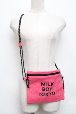 画像1: MILKBOY / BAG MBT SMALL バッグ  ピンク S-24-09-01-019-MB-BG-AS-ZT433