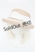 Leur Getter / HAT レースリボンハット   S-24-09-01-007-LU-AC-UT-ZS