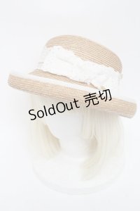 Leur Getter / HAT レースリボンハット   S-24-09-01-007-LU-AC-UT-ZS
