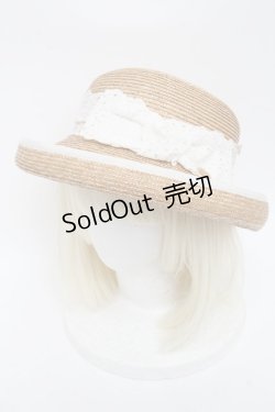 画像1: Leur Getter / HAT レースリボンハット   S-24-09-01-007-LU-AC-UT-ZS