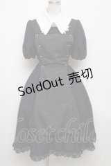 MIHO MATSUDA / ワンピース・ヴァーニ  黒ｘ白 S-24-11-03-052-GO-OP-HR-ZS