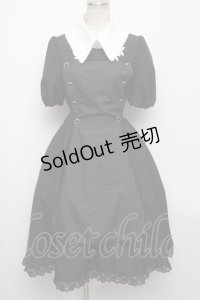 MIHO MATSUDA / ワンピース・ヴァーニ  黒ｘ白 S-24-11-03-052-GO-OP-HR-ZS