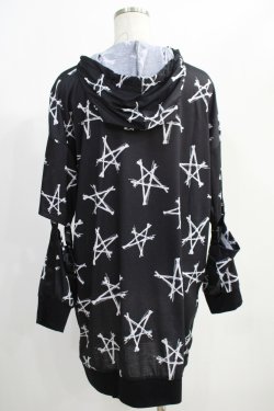 画像3: NieR Clothing / プリントパーカー  黒 H-25-01-09-052-PU-TO-KB-ZT391