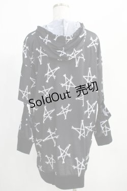 画像3: NieR Clothing / プリントパーカー  黒 H-25-01-09-052-PU-TO-KB-ZH