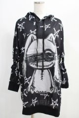 NieR Clothing / プリントパーカー  黒 H-25-01-09-052-PU-TO-KB-ZT391